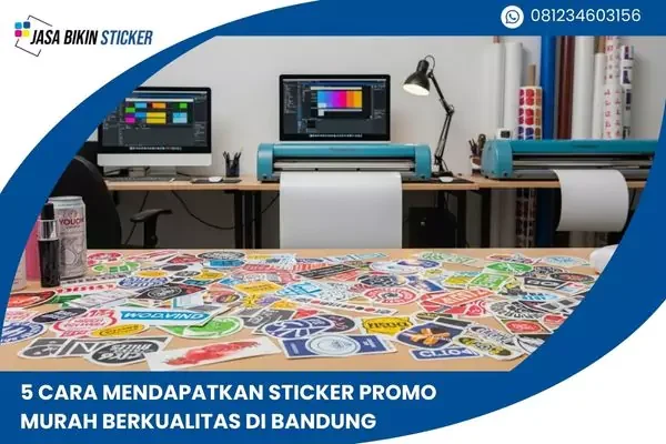 sticker promo murah berkualitas bandung